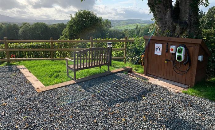 EV Electric Car Charger - Hilltops Brecon Cottages